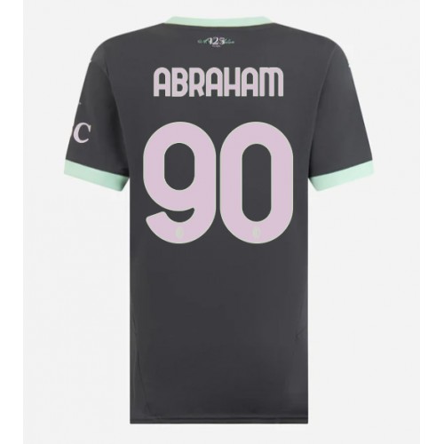 Dres AC Milan Tammy Abraham #90 Rezervni za Žensko 2024-25 Kratak Rukav